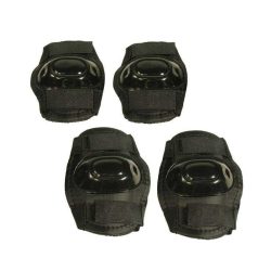 Térd-Könyök Védő Fekete