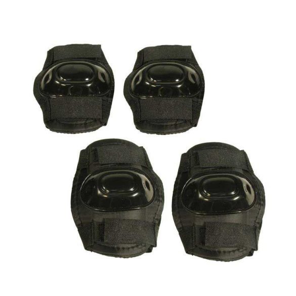 Térd-Könyök Védő Fekete