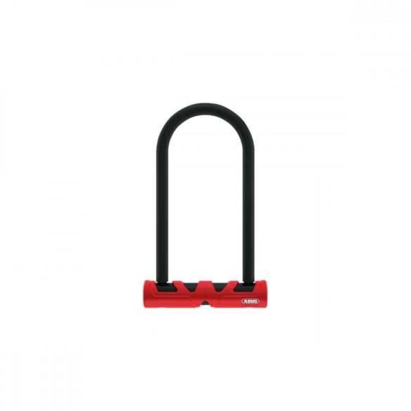 ABUS U-lakat 420/170 HB230 Ultimate, USH tartóval, fekete/piros