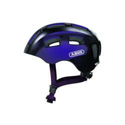   ABUS kerékpáros gyerek sisak Youn-I 2.0, In-Mold, black violet, M (52-57 cm)