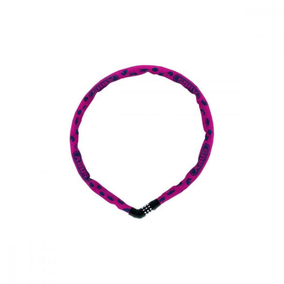 ABUS láncos lakat jelkóddal 4804C/75 Steel-O-Chain, pink