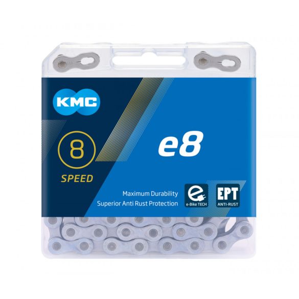Lánc KMC E8 8 speed e-bike 1/2