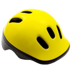 GYEREK KERÉKPÁROS SISAK SÁRGA S 48-52 CM 