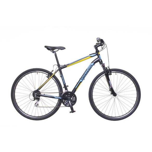 Neuzer X200 férfi fekete/kék-sárga 21 Cross kerékpár