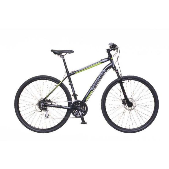 Neuzer X300 férfi fekete/zöld-szürke 19 Cross kerékpár