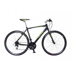   Neuzer Courier  fekete/zöld-szürke 46 cm matte Fitness kerékpár