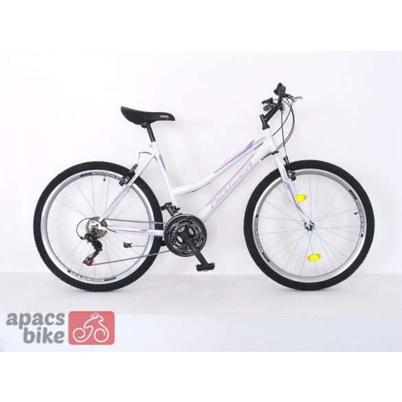 Neuzer Nelson 18 női fehér/purple-light pink 15 MTB Hobby kerékpár