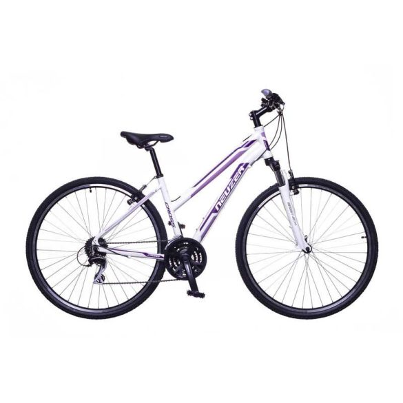 Neuzer X200 női fehér/bordó-mallow 19 Cross kerékpár