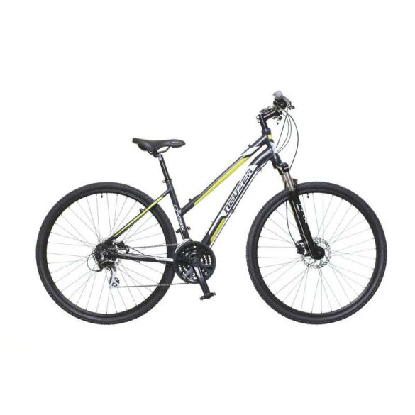 Neuzer X300 női fekete/fehér-zöld 17 Cross kerékpár
