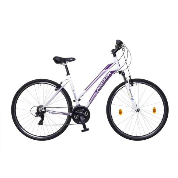 Neuzer X-Zero női fehér/purple-mallow 19 Cross kerékpár