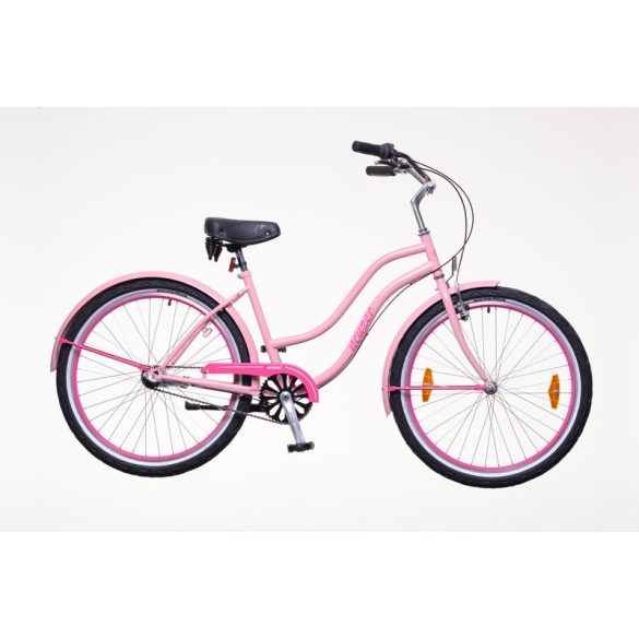Neuzer Miami női rózsaszín/magenta Cruiser kerékpár