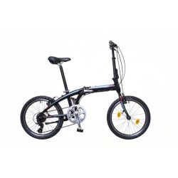   Neuzer Folding Yachter fekete/szürke-red Összecsukható kerékpár