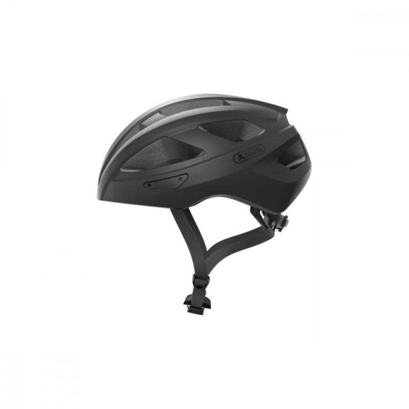 ABUS kerékpáros sport sisak Macator, In-Mold, velvet black (fényes), L (58-62 cm)