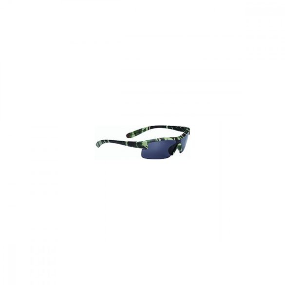 BSG-54 kerékpáros szemüveg Kids matt zöld terepmintás keret / PC füst lencsékkel