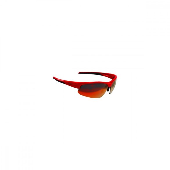 BSG-58 kerékpáros szemüveg Impress fényes piros keret / MLC piros lencsékkel