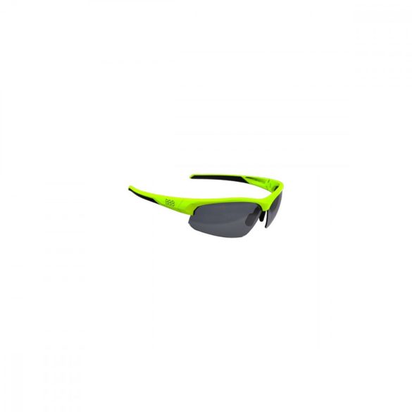 BSG-58 kerékpáros szemüveg Impress matt neon sárga keret / PC füst lencsékkel