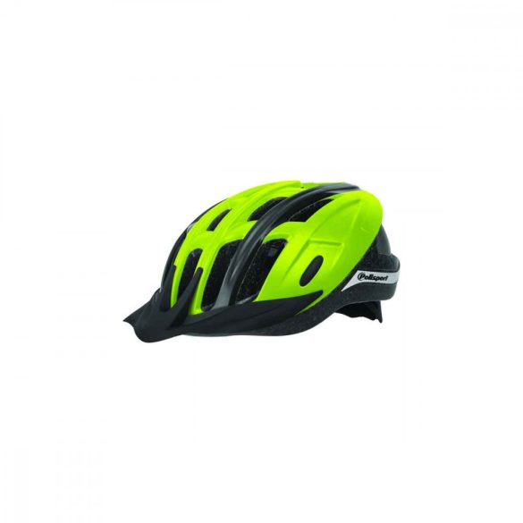 Polisport kerékpáros sport sisak Ride In, In-Mold, neon sárga/fekete, L (58-62 cm)