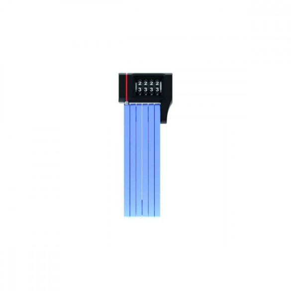 ABUS hajtogatható lakat számzárral uGrip BORDO 5700C/80 Combo, SH tartóval, kék