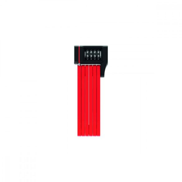 ABUS hajtogatható lakat számzárral uGrip BORDO 5700C/80 Combo, SH tartóval, piros
