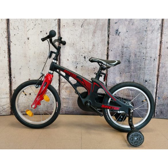Koliken Biketek 16" Magnézium gyerek kerékpár Fekete/Piros