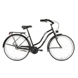 26" Koliken Cruiser kerékpár női fekete agyváltós
