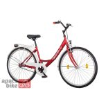 28" JÁZMIN city női kp. bordó