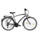 Koliken 28" Gisu férfi trekking kerékpár Grafit