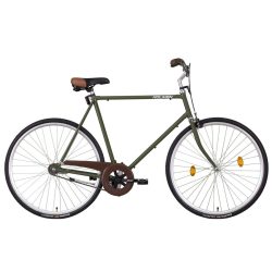 28" Férfi kontrás kerékpár zöld
