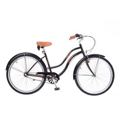 Neuzer California női fekete Cruiser kerékpár