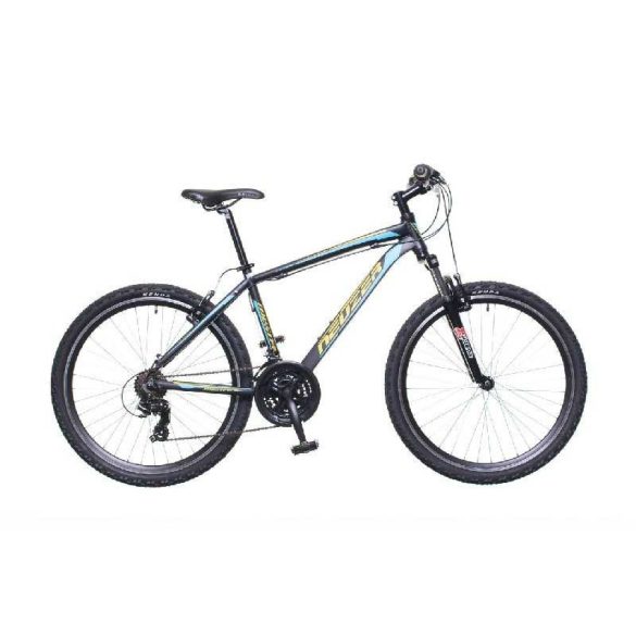 Neuzer Mistral 50 férfi fekete/narancs-türkiz 19 MTB Hobby kerékpár