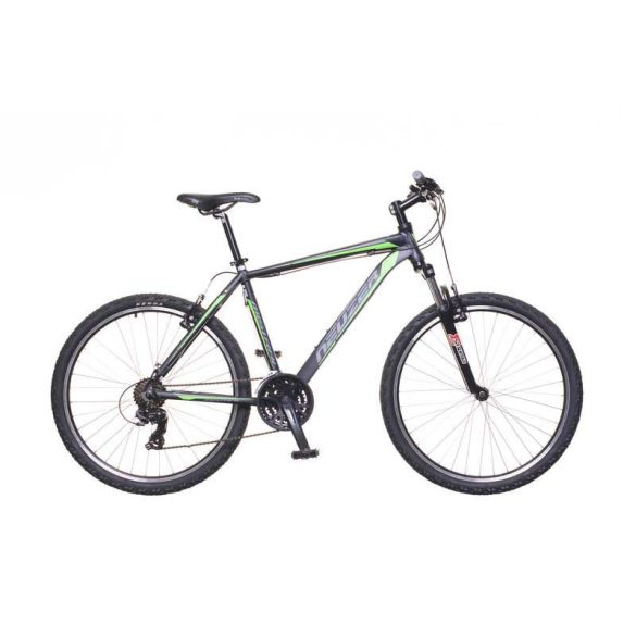 Neuzer Mistral 50 férfi fekete/zöld-szürke 19 MTB Hobby kerékpár