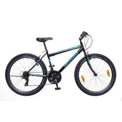   Neuzer Nelson 30 férfi fekete/türkiz-neon zöld 19 MTB Hobby kerékpár