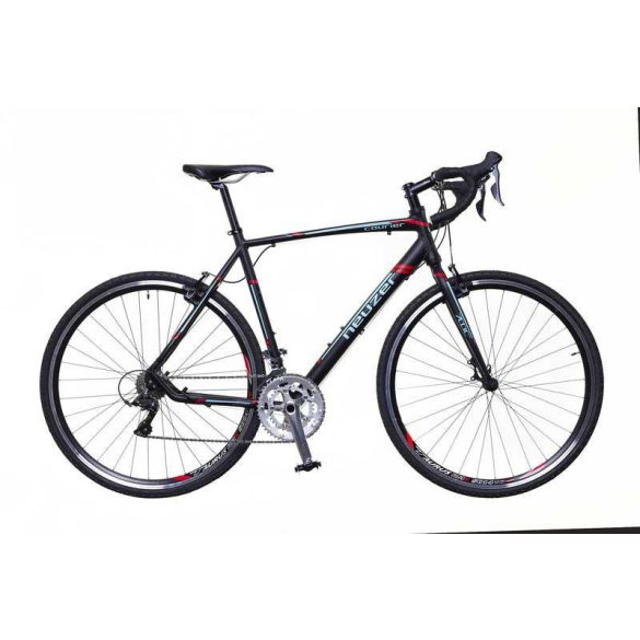 Neuzer Courier CX fekete/türkiz-piros matte 48 cm Gravel kerékpár