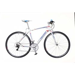   Neuzer Courier DT fehér/kék-piros 53 cm matte Fitness kerékpár
