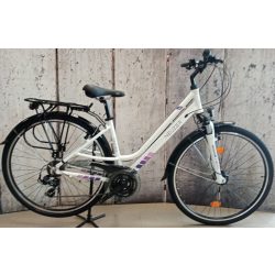   Neuzer Ravenna 100 női fehér/ lila matt 19 Acél hajtóművel!