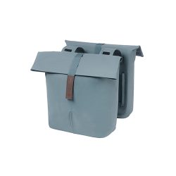   Basil dupla táska City Double Bag Vegan bőr, Universal Bridge System, grafitkék